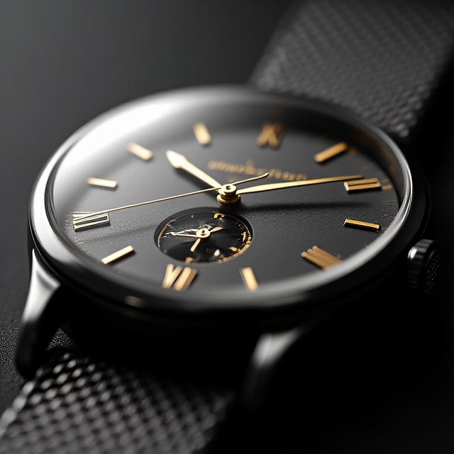 Minimalist automatic watch face